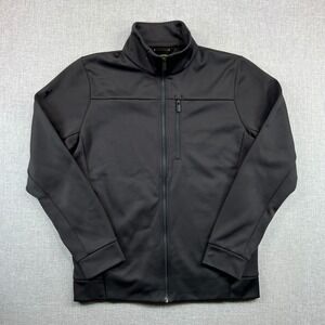 Helly Hansen Crew Fleece Softshell Jacket Men L Black Full Zip Performance Tech